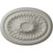 Ekena Millwork Saverne Ceiling Medallion, Hand-Painted Pot of Cream, 18 1/2"W x 13 1/2"H x 1 7/8"P CM18SAPCF - alternate 1